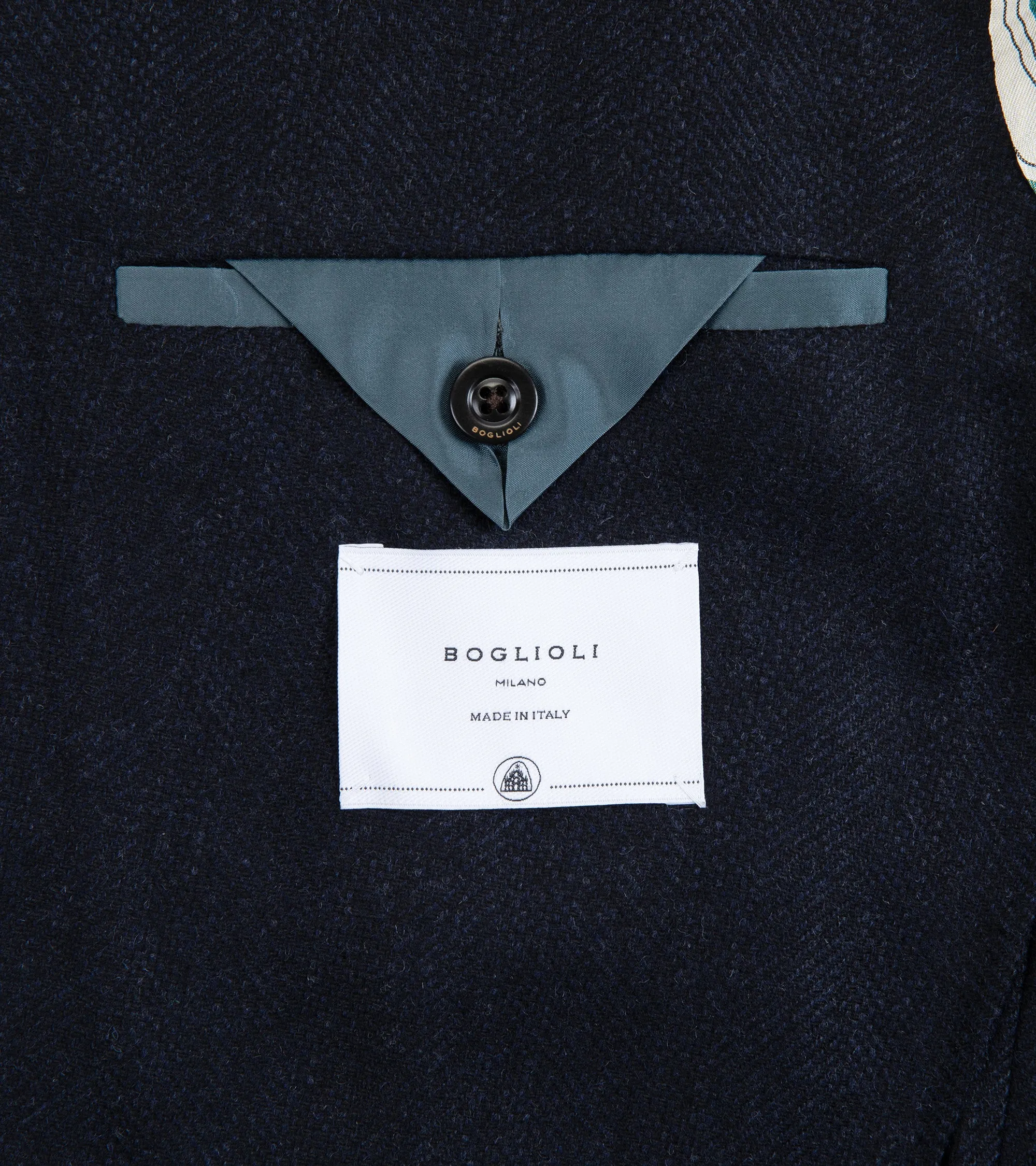 Boglioli Wool Cashmere Broken Twill K Jacket: Navy