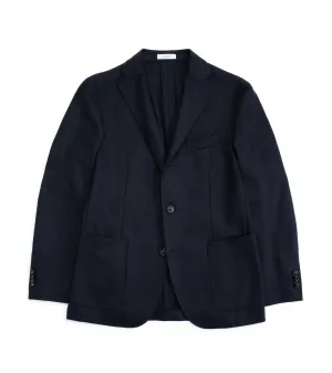 Boglioli Wool Cashmere Broken Twill K Jacket: Navy