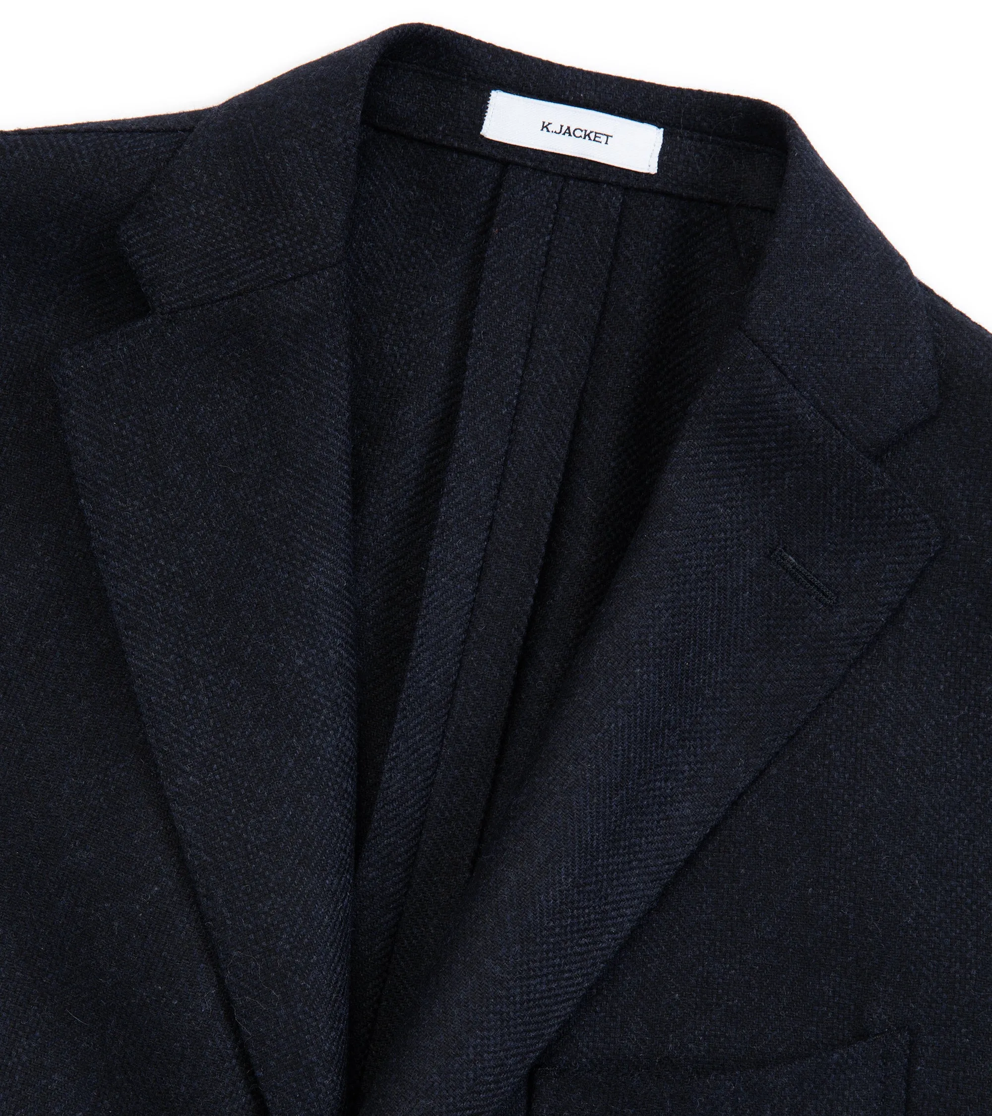 Boglioli Wool Cashmere Broken Twill K Jacket: Navy