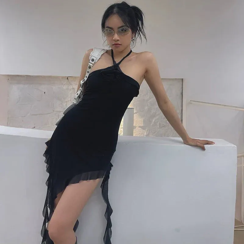 Bonnyshow Sheena Irregular Mini Dress