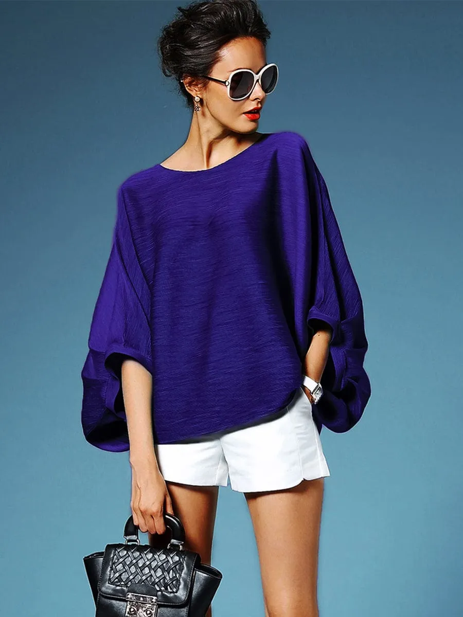 Boxy Pleated Blouse