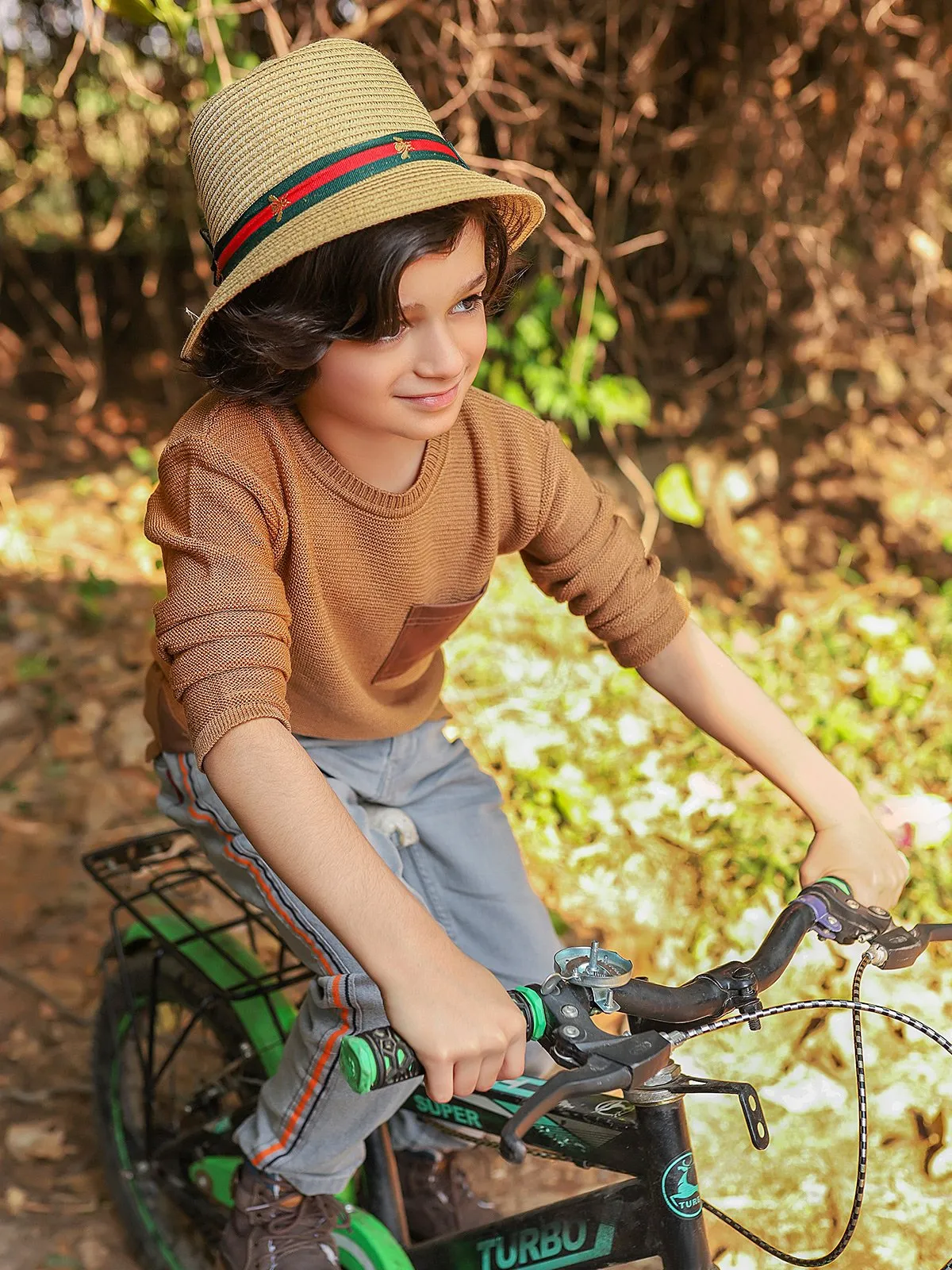 Boy's Brown Sweater - EBTSWT20-005