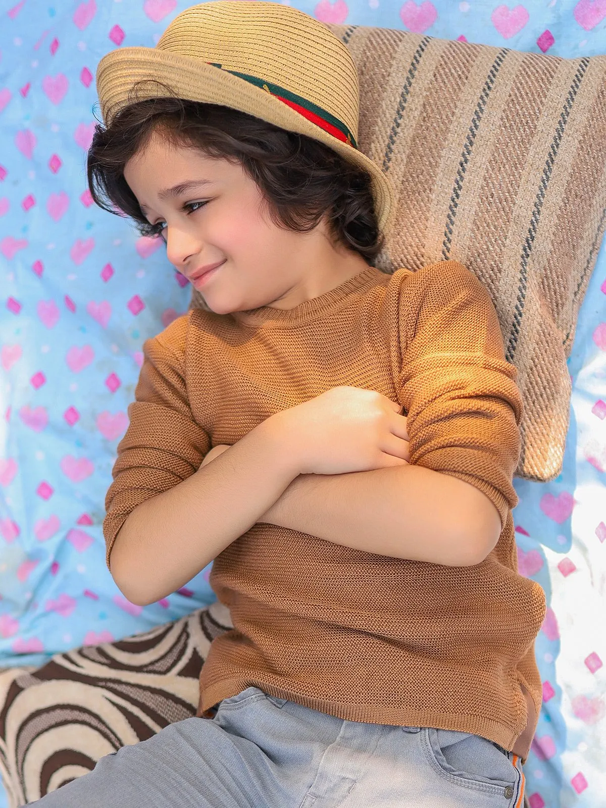Boy's Brown Sweater - EBTSWT20-005