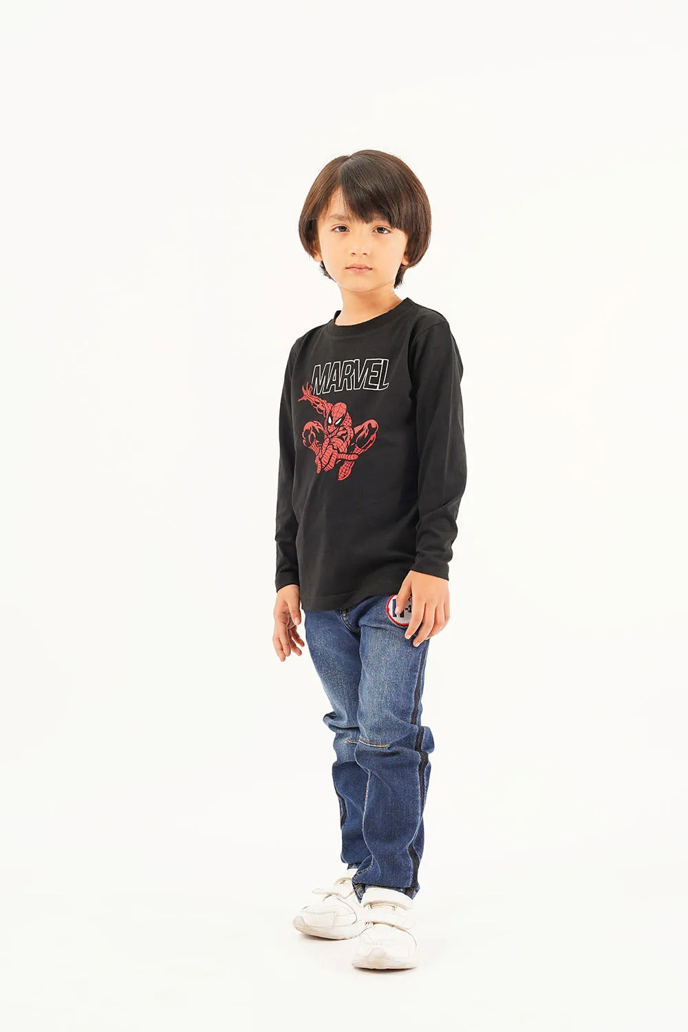 Boy's Full Sleeve Graphics Crew