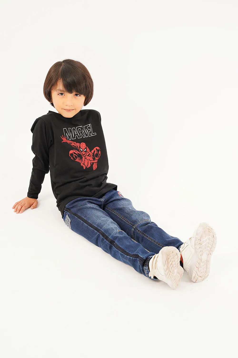 Boy's Full Sleeve Graphics Crew