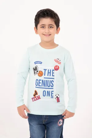 Boy's Full Sleeve Graphics Crew