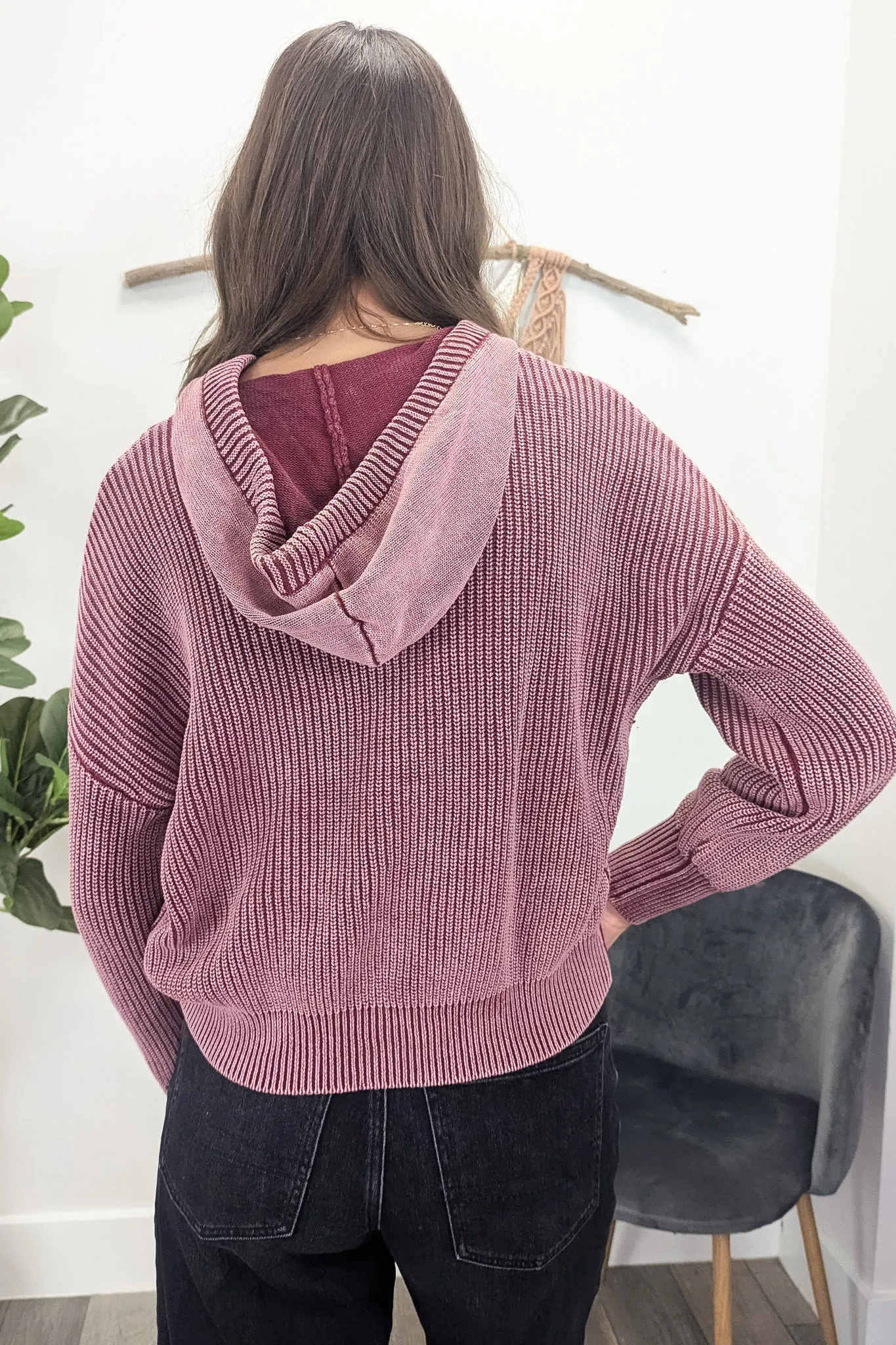 BP Hooded Henley Sweatshirt
