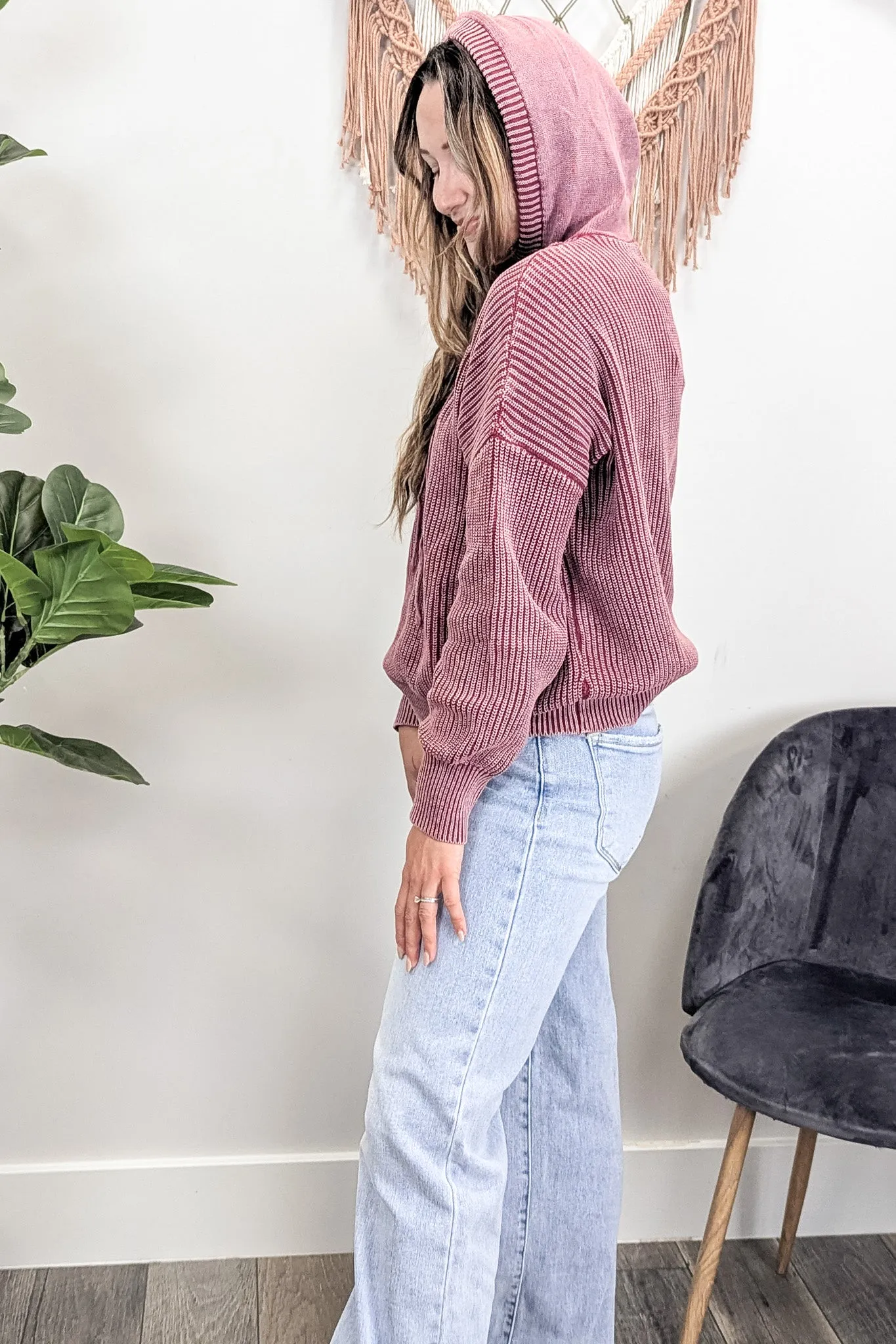BP Hooded Henley Sweatshirt