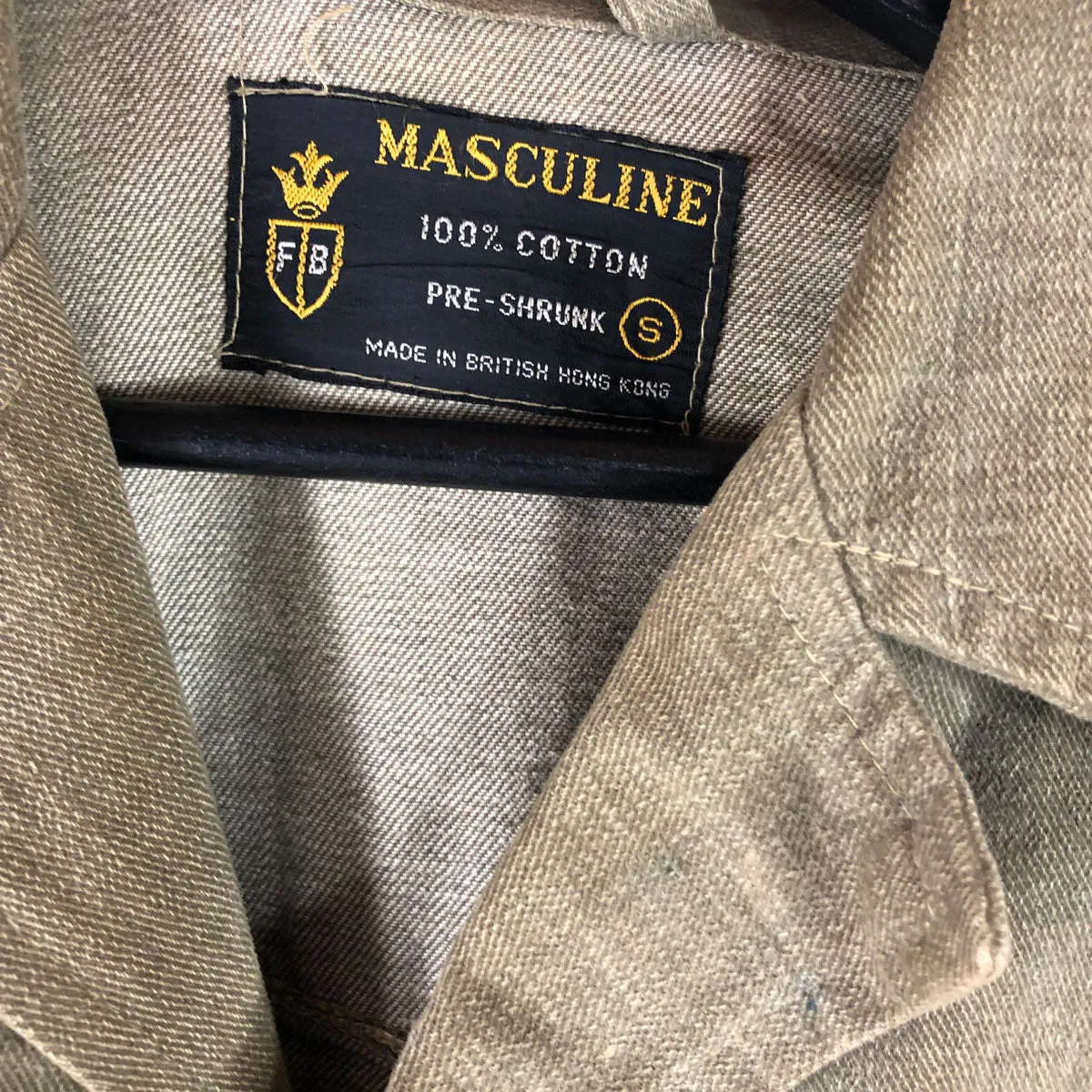British Hong Kong Tailored Bush Tropical Jacket C1950
