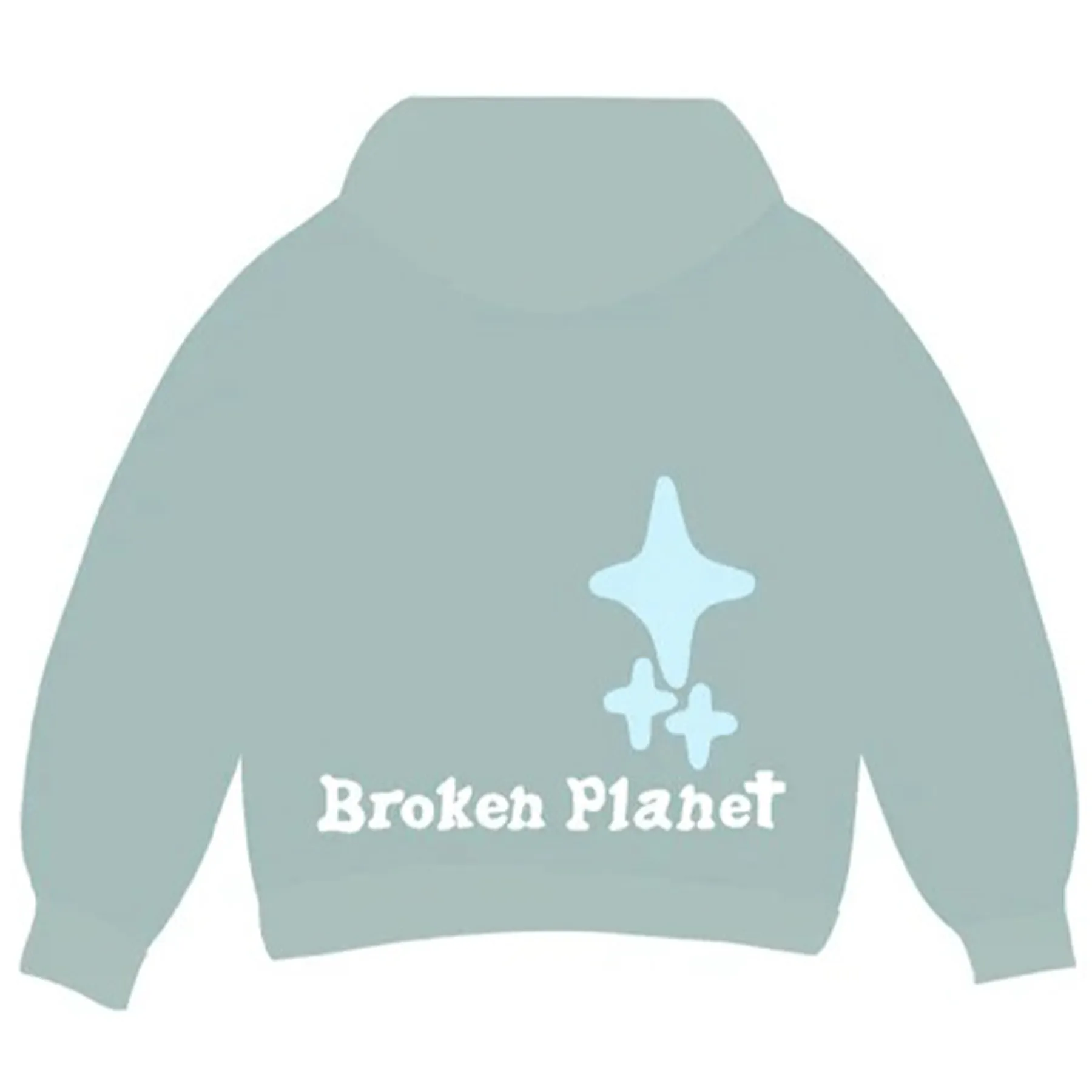 Broken Planet Hoodie 'Cosmic Connection' - Arctic