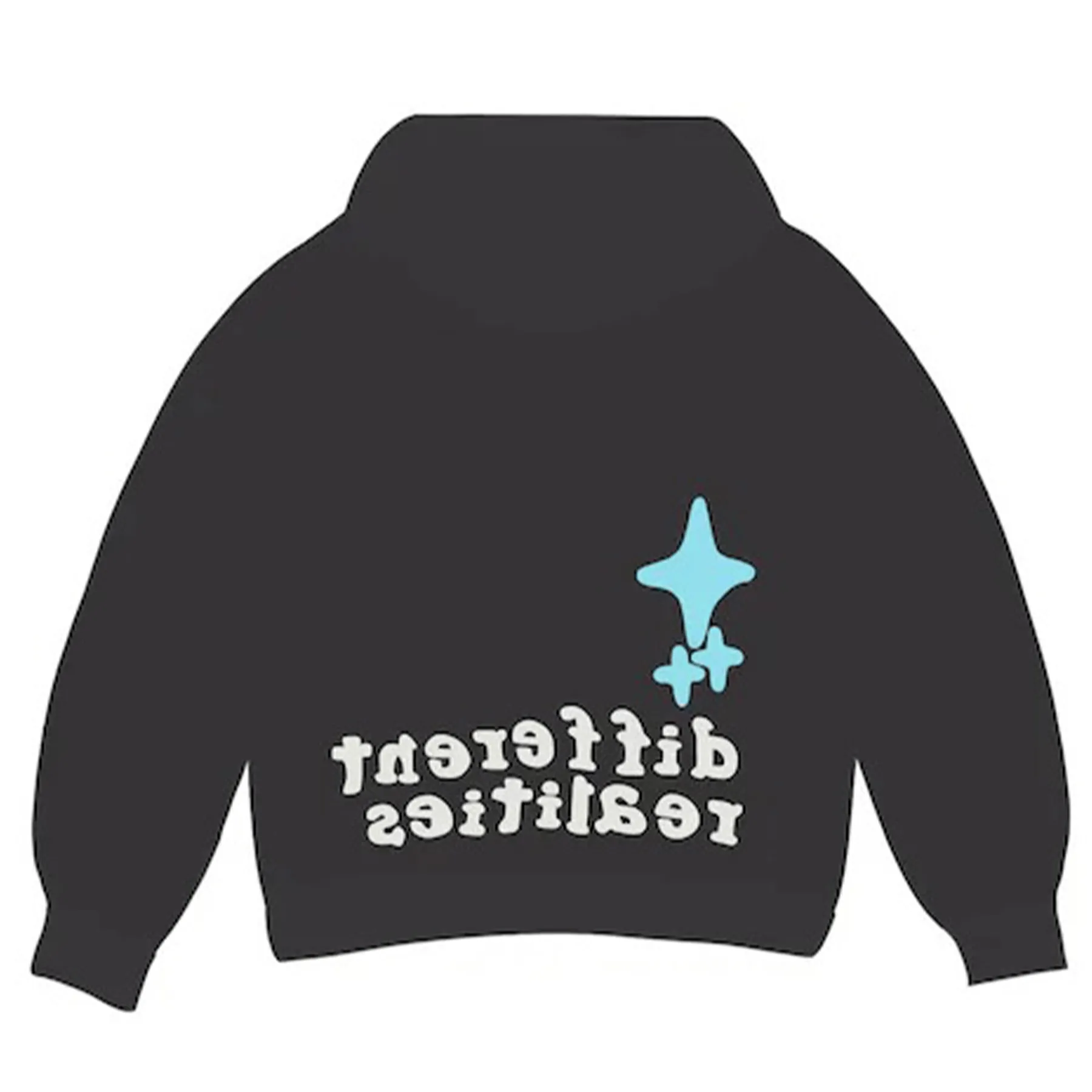 Broken Planet Hoodie 'Different Worlds' - Onyx
