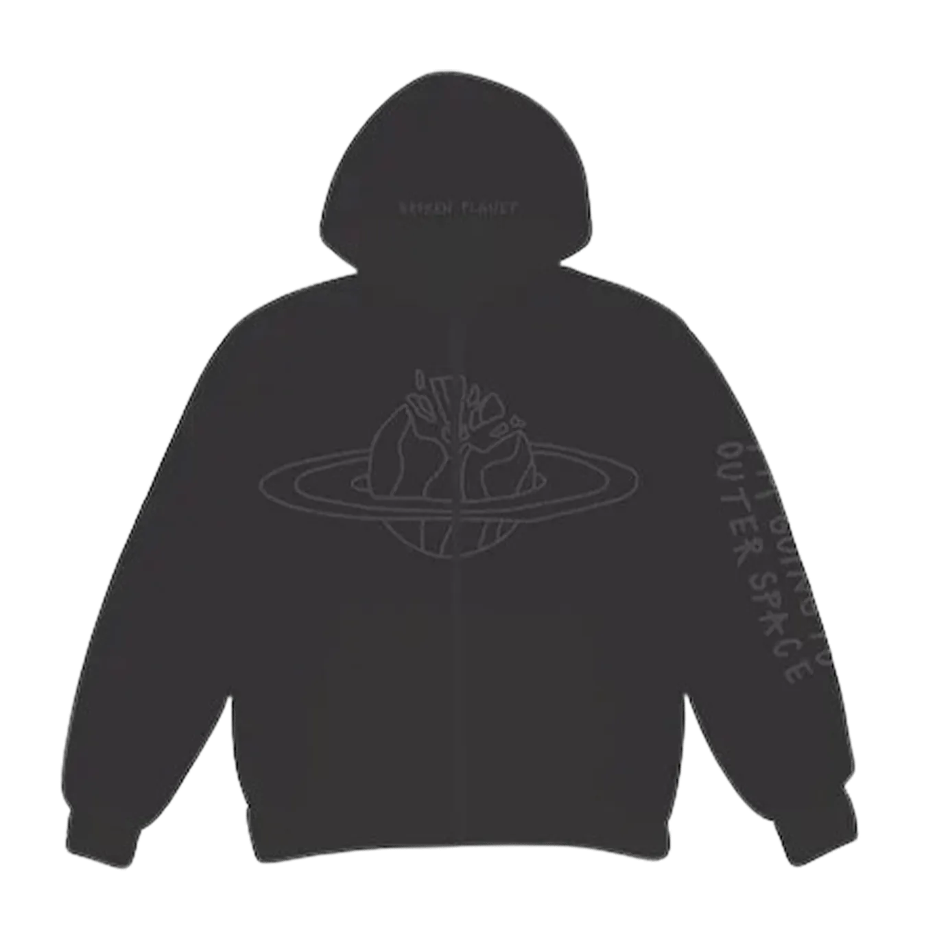 Broken Planet Hoodie 'Outer Space' - Onyx