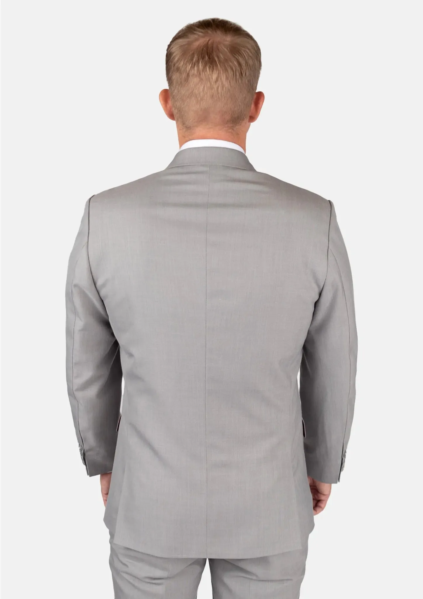 Bryant Harbor Grey Sharkskin Suit