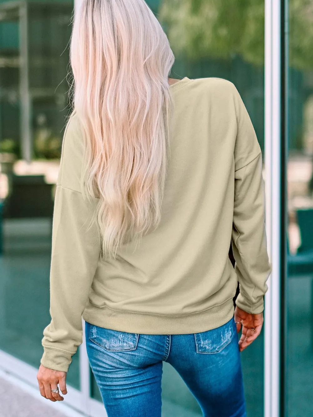 Captain of the Struggle Bus Graphic Sweatshirt in Khaki