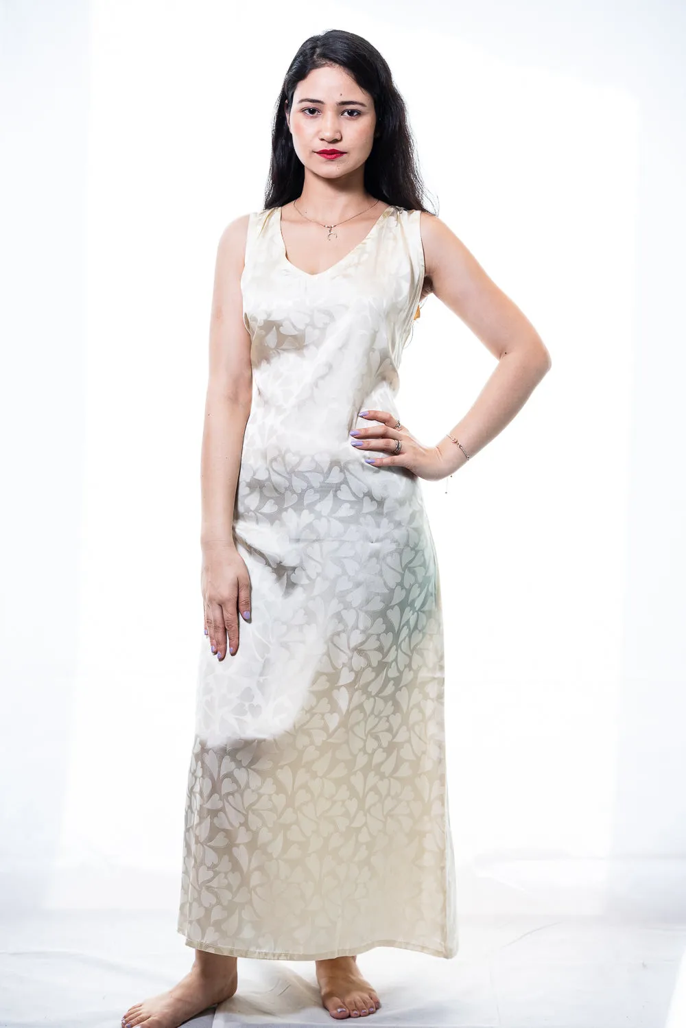 Carla Long Silk Dress