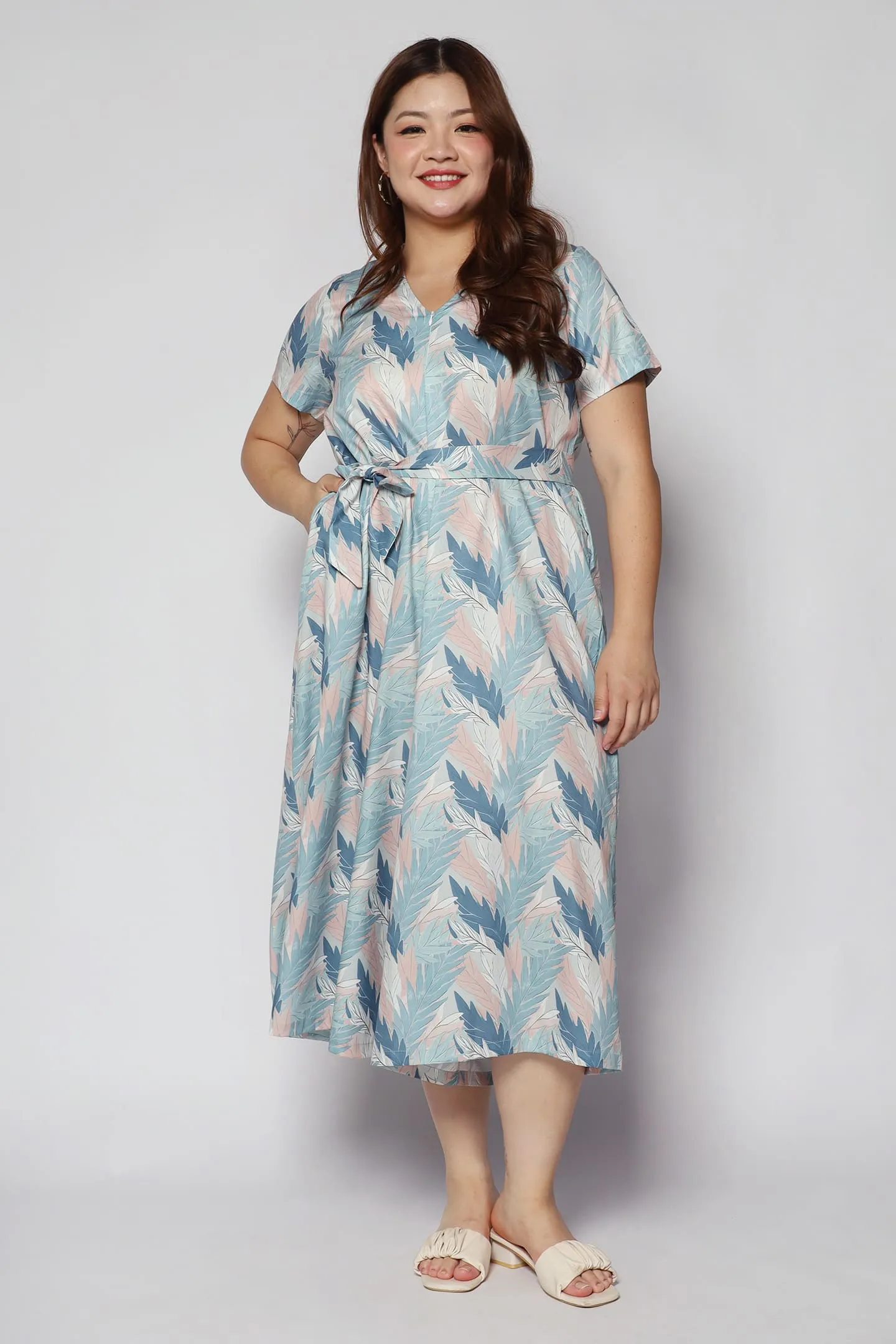 Carly Jumpsuit in Yoyogi Fern