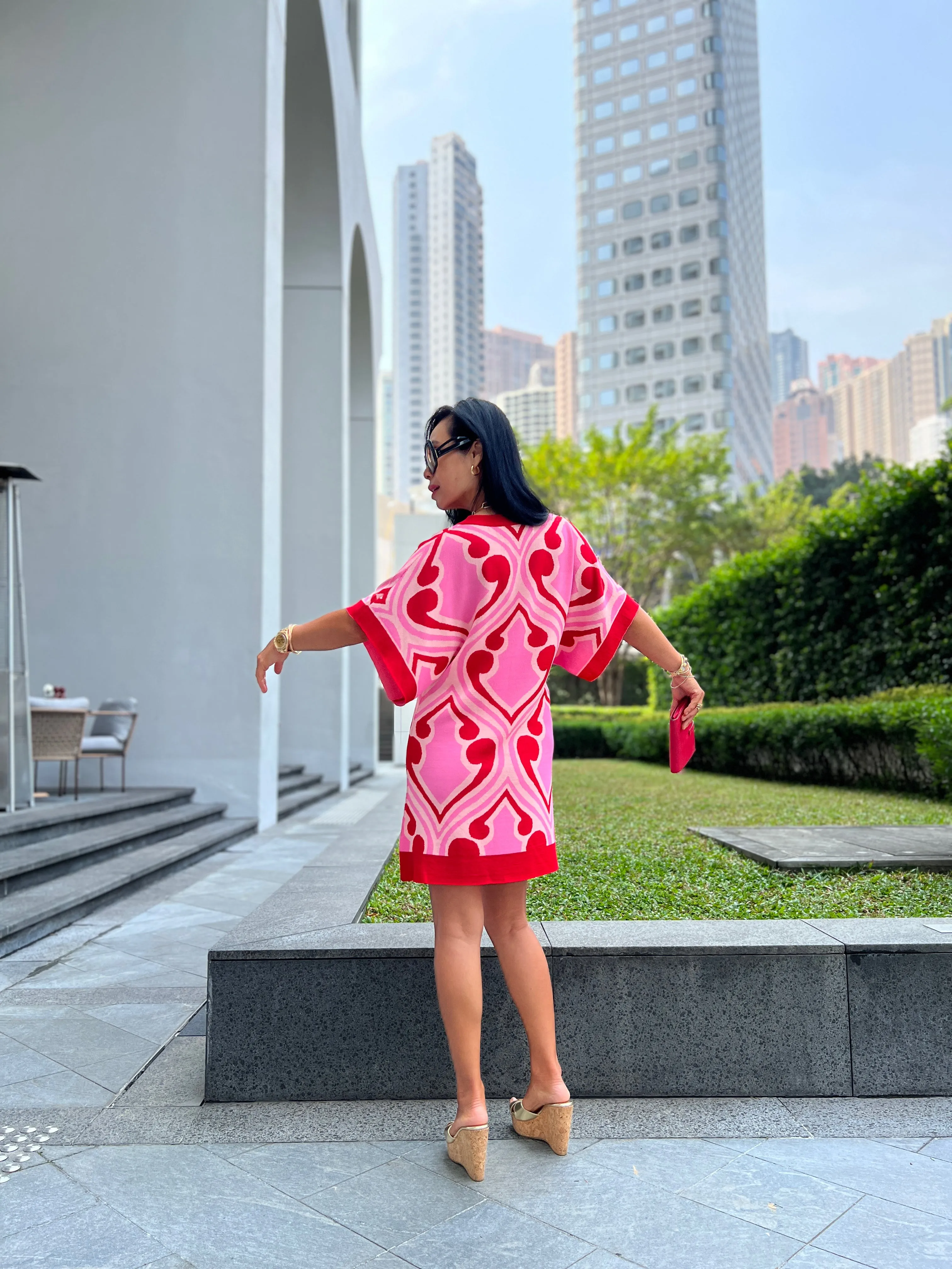 Casablanca Knitted Tunic Dress
