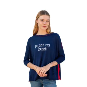 Catalina Crewneck Sweater with Pardon My French