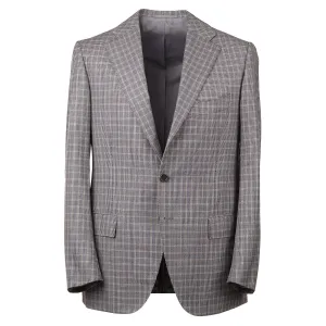 Cesare Attolini Layered Check Soft Wool Suit
