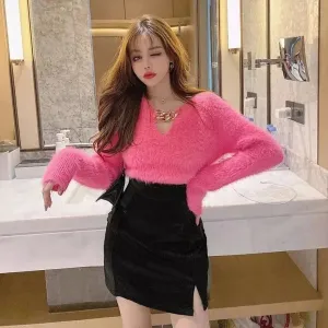 Chain Patchwork sweater