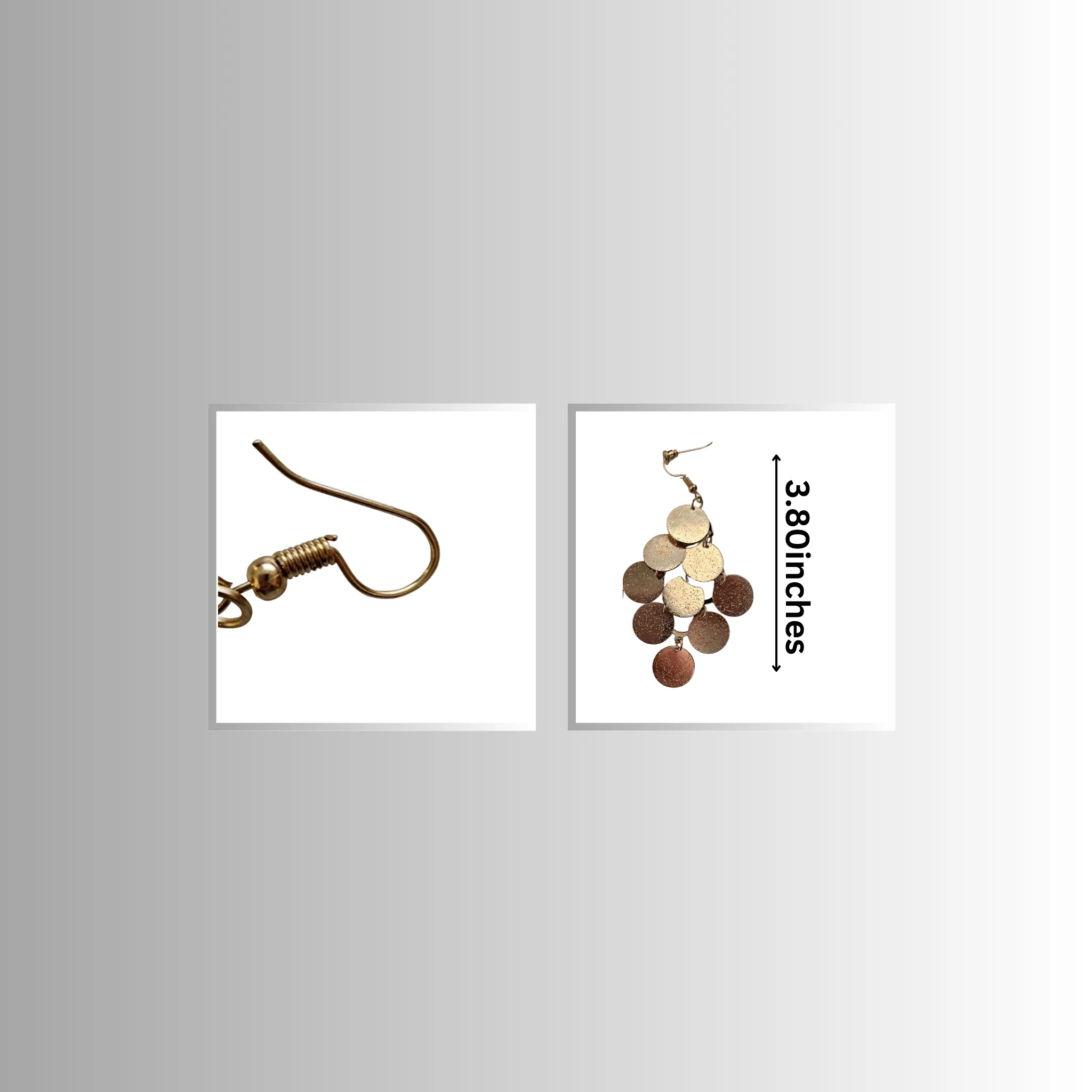Chandelier Gold Drop Earrings