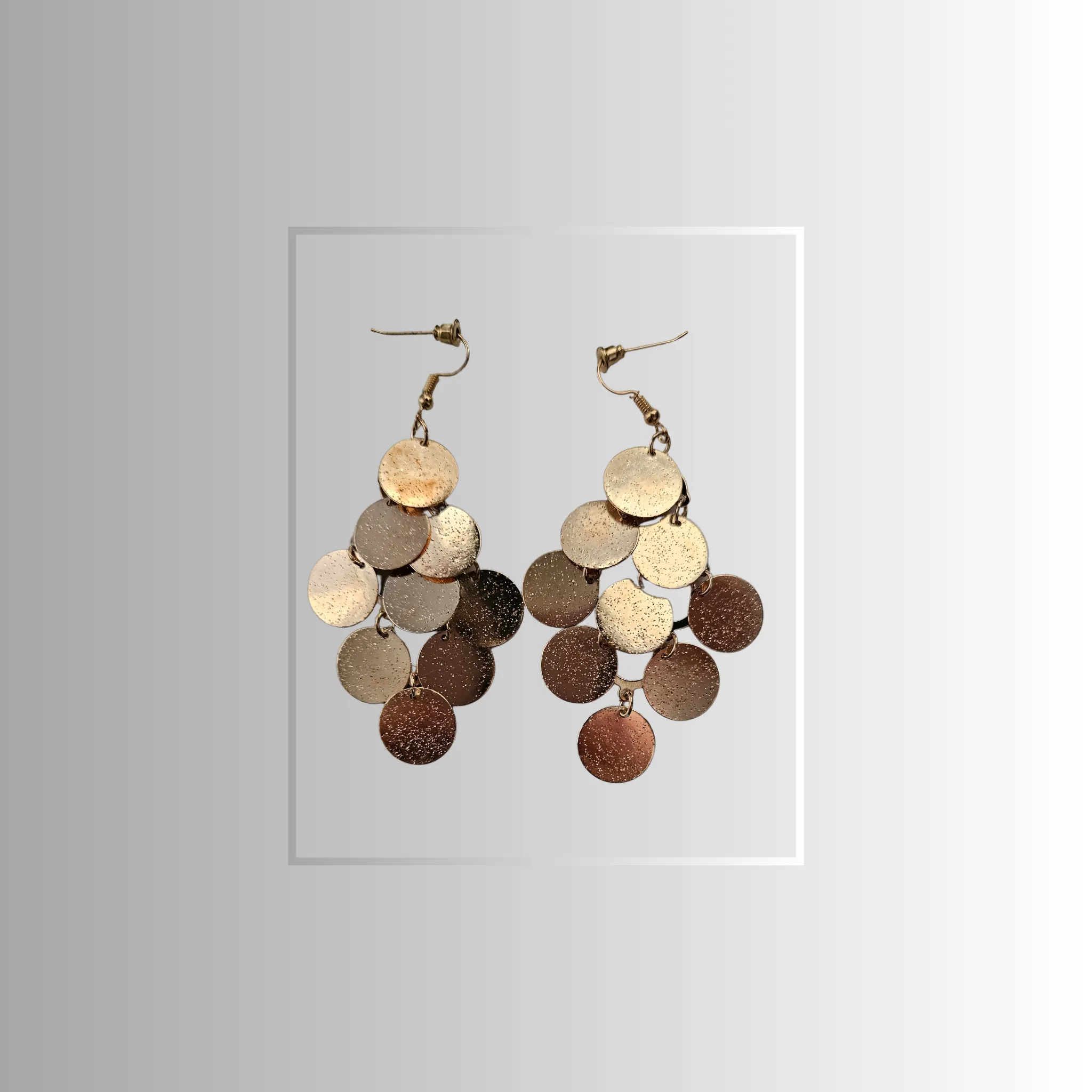 Chandelier Gold Drop Earrings