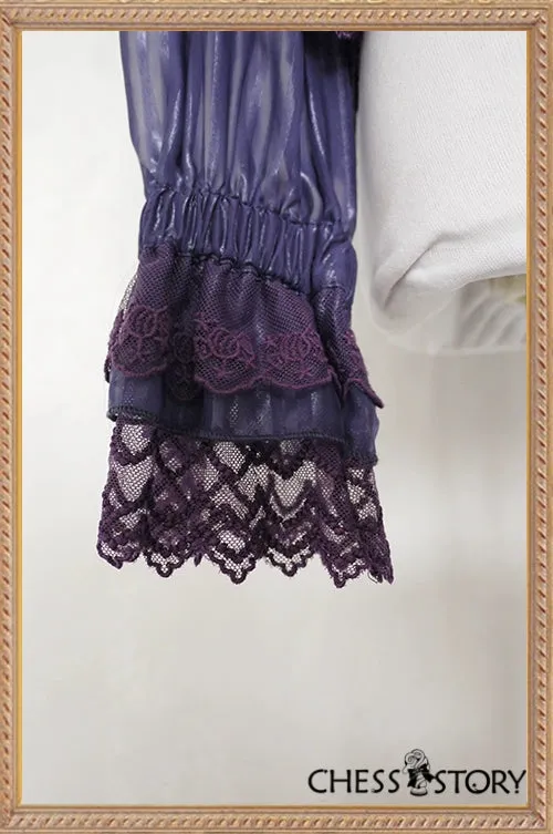 Chess Story~Doll Theater~Classic Lolita Chiffon Long-Sleeved Shirt