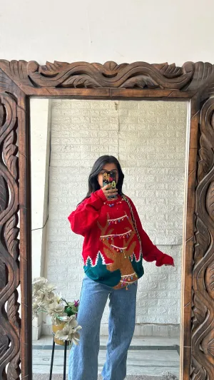 Christmas sweater M 3d work