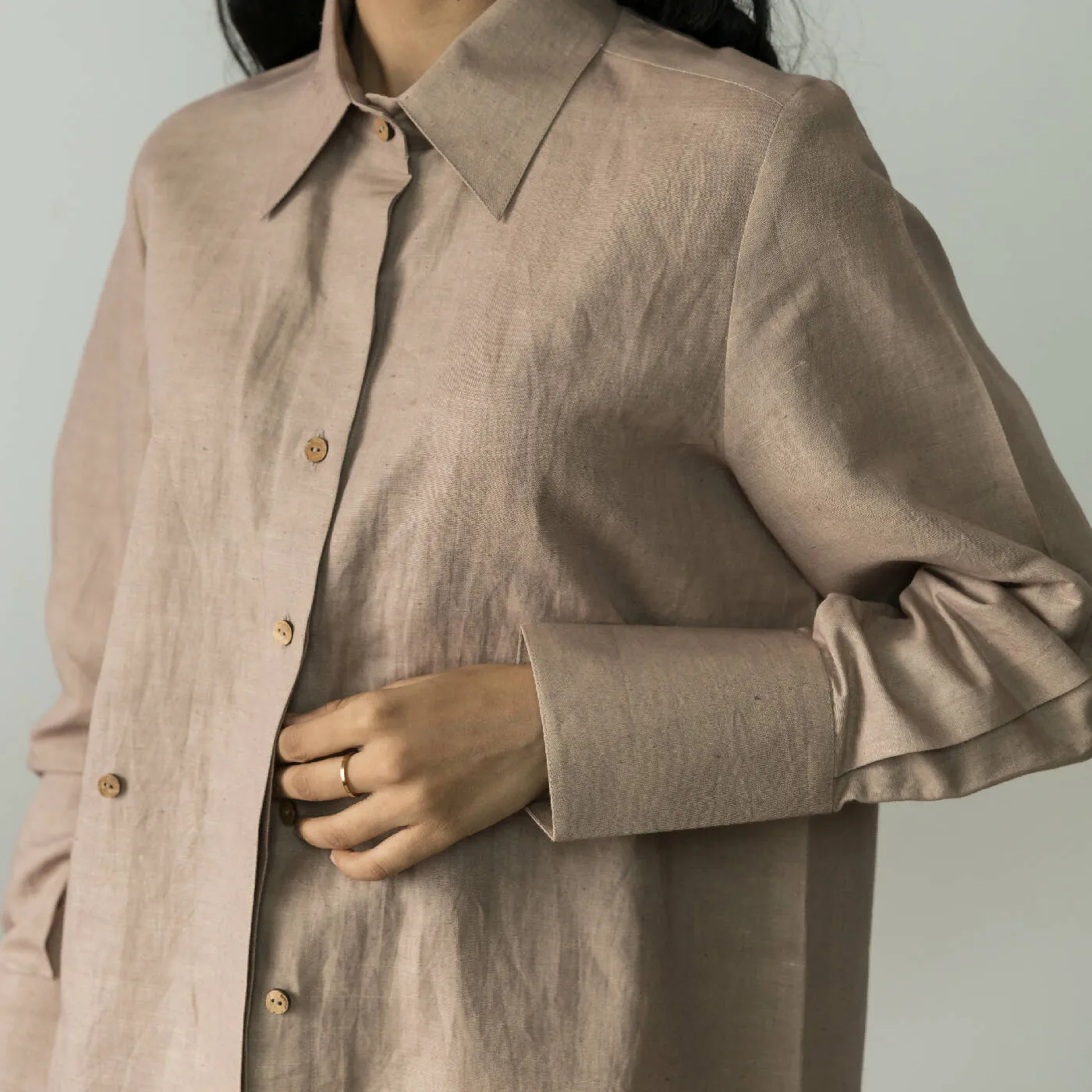 Cinched Waist Shirt
