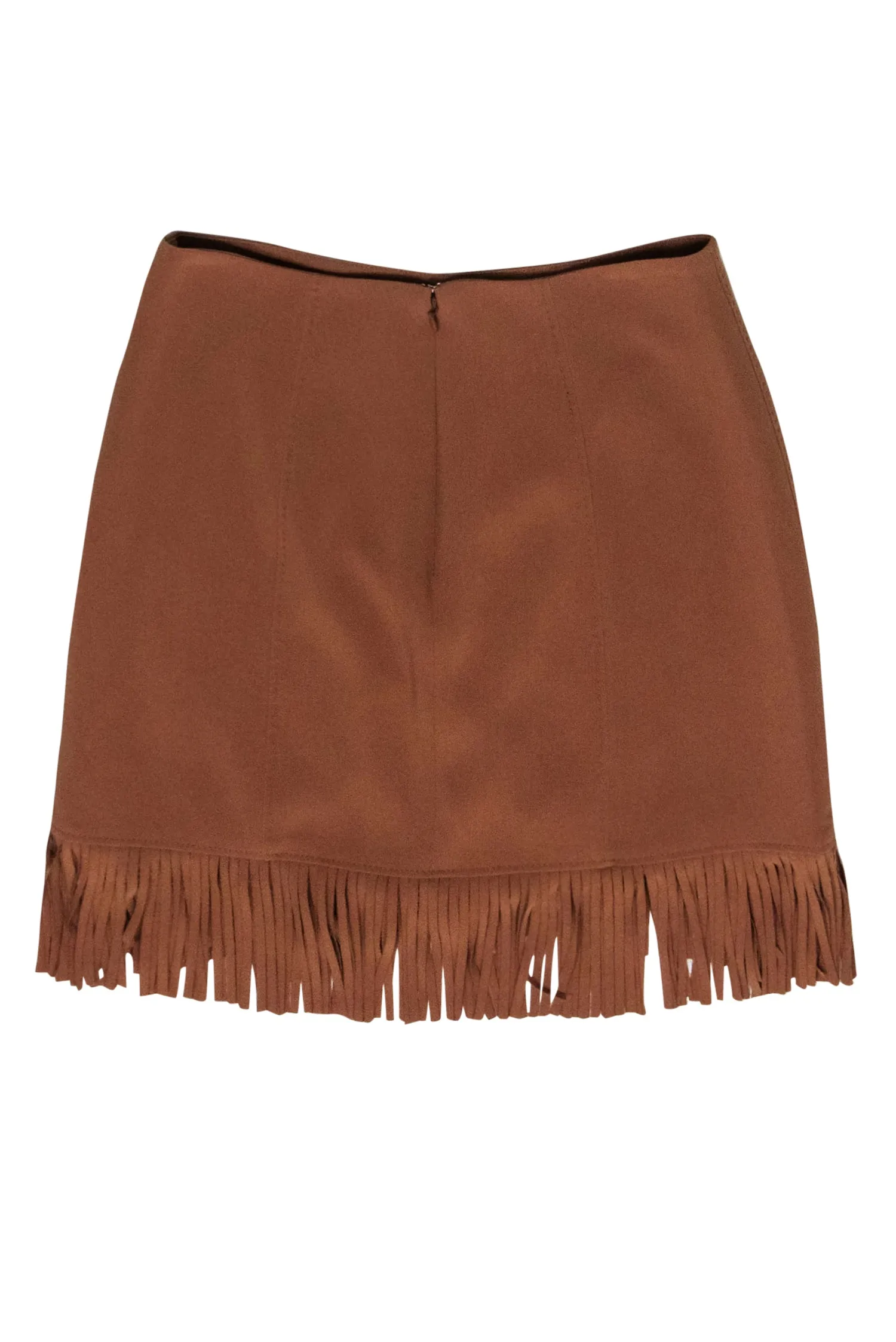 Cinq a Sept - Tan Fringe Hem Skirt Sz 2