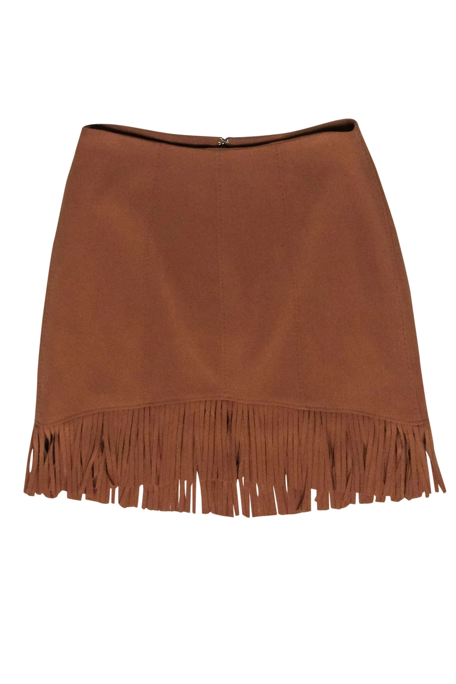 Cinq a Sept - Tan Fringe Hem Skirt Sz 2