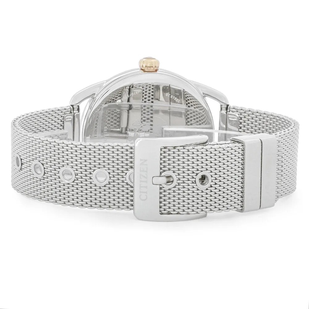Citizen Eco-Drive Women's Stainless Steel Mesh Bracelet