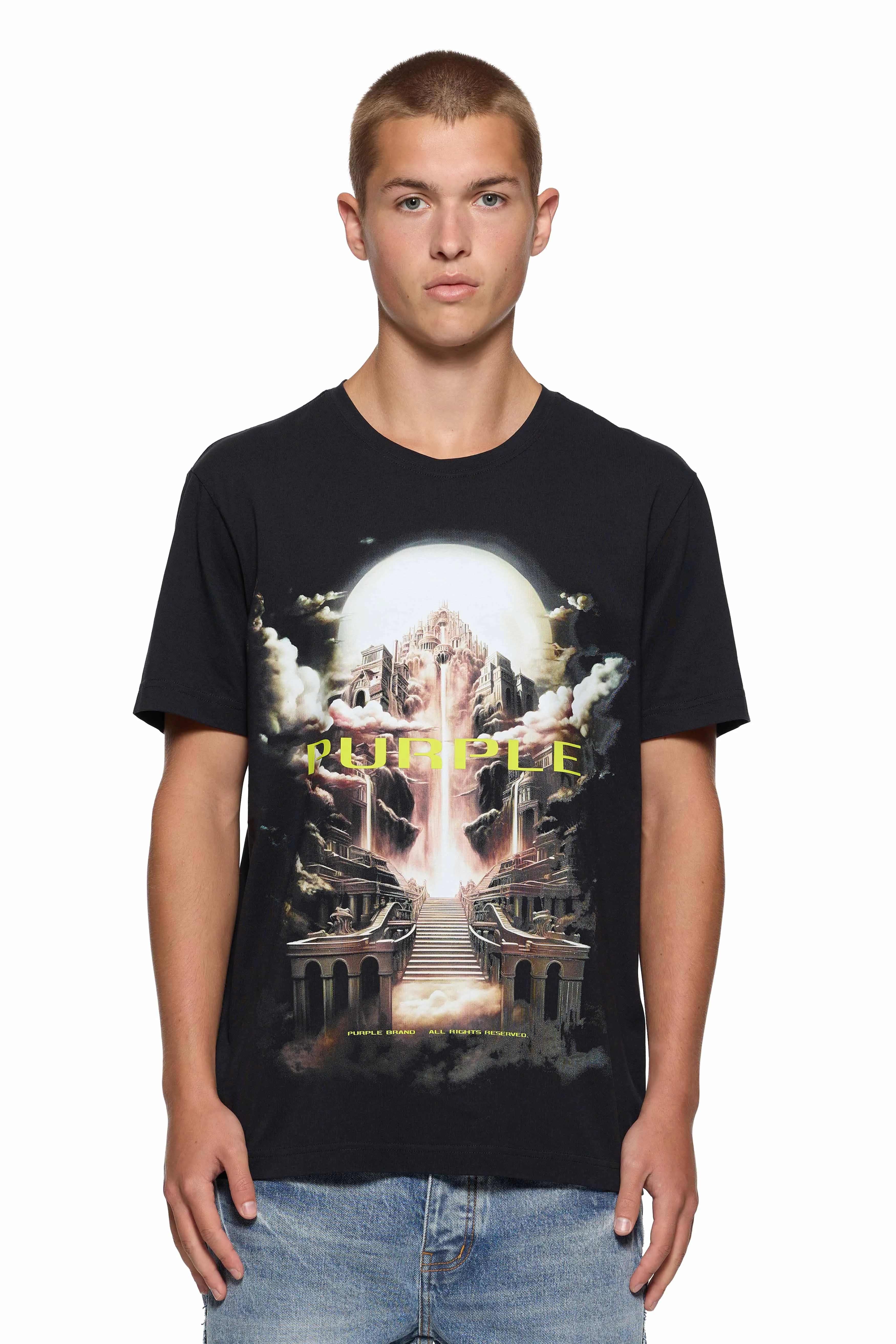 Clean Jersey Short Slv Tee (Back) - P109-CBSH424