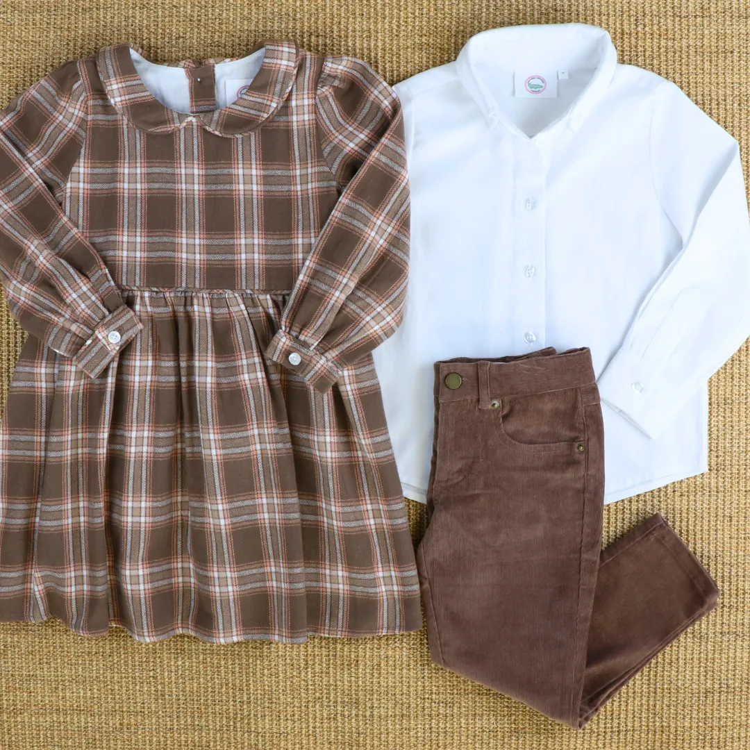 Collared Dress - Fall Flannel
