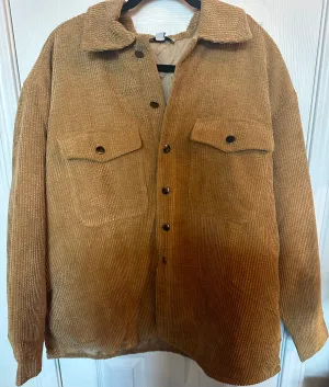 Corduroy Plus Size Jacket