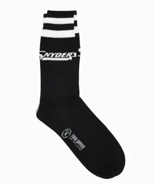 Corgi Exclusive Snyder's Logo Sock in Black