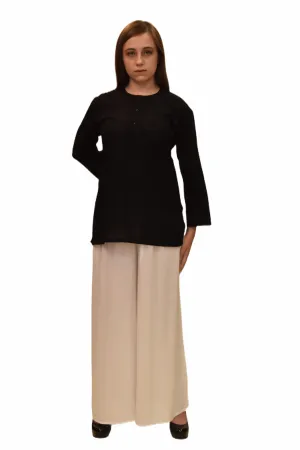 Cotton Crow Black Embroidered Short Tunic