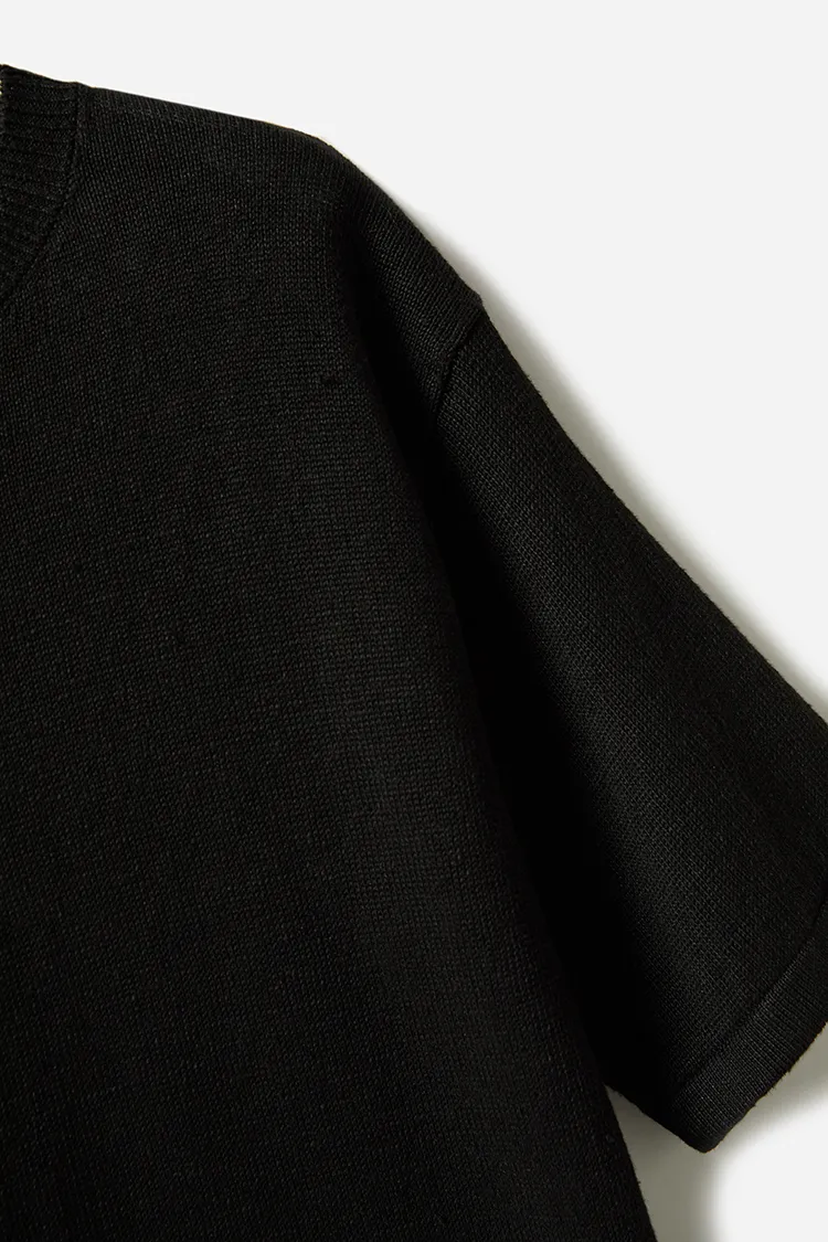 Crewneck Short Sleeve Linen T Shirt