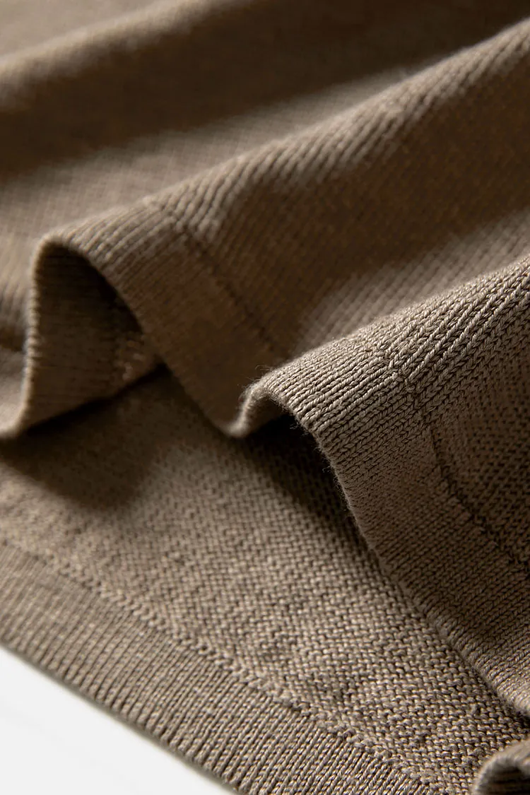 Crewneck Short Sleeve Linen T Shirt