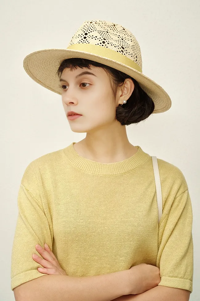 Crewneck Short Sleeve Linen T Shirt