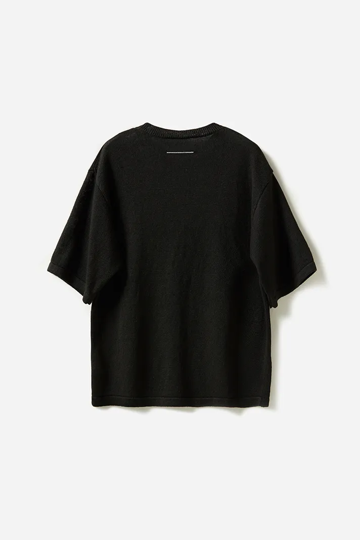 Crewneck Short Sleeve Linen T Shirt