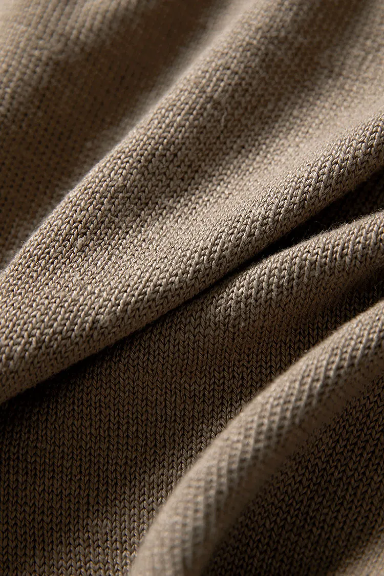 Crewneck Short Sleeve Linen T Shirt