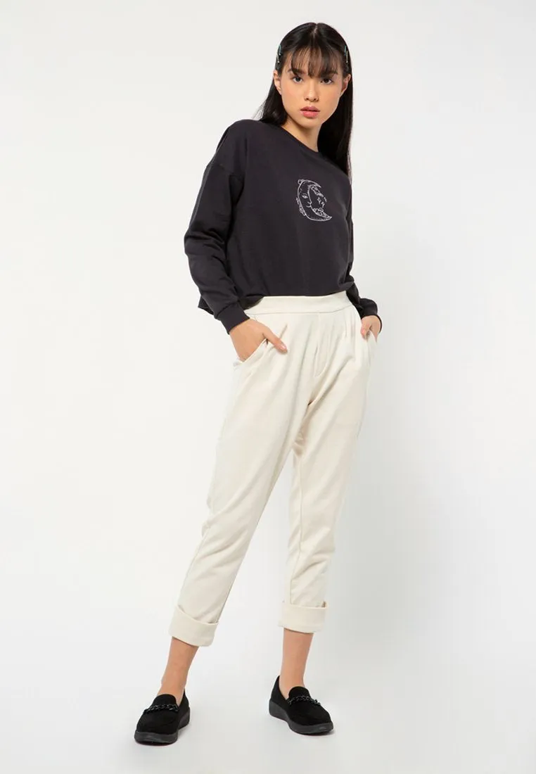 Crop Long Sleeves Sweater