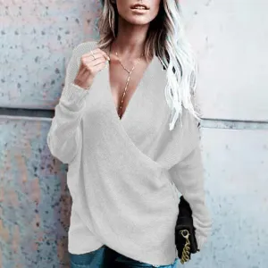 Cross Loose Wholesale Women Sweater