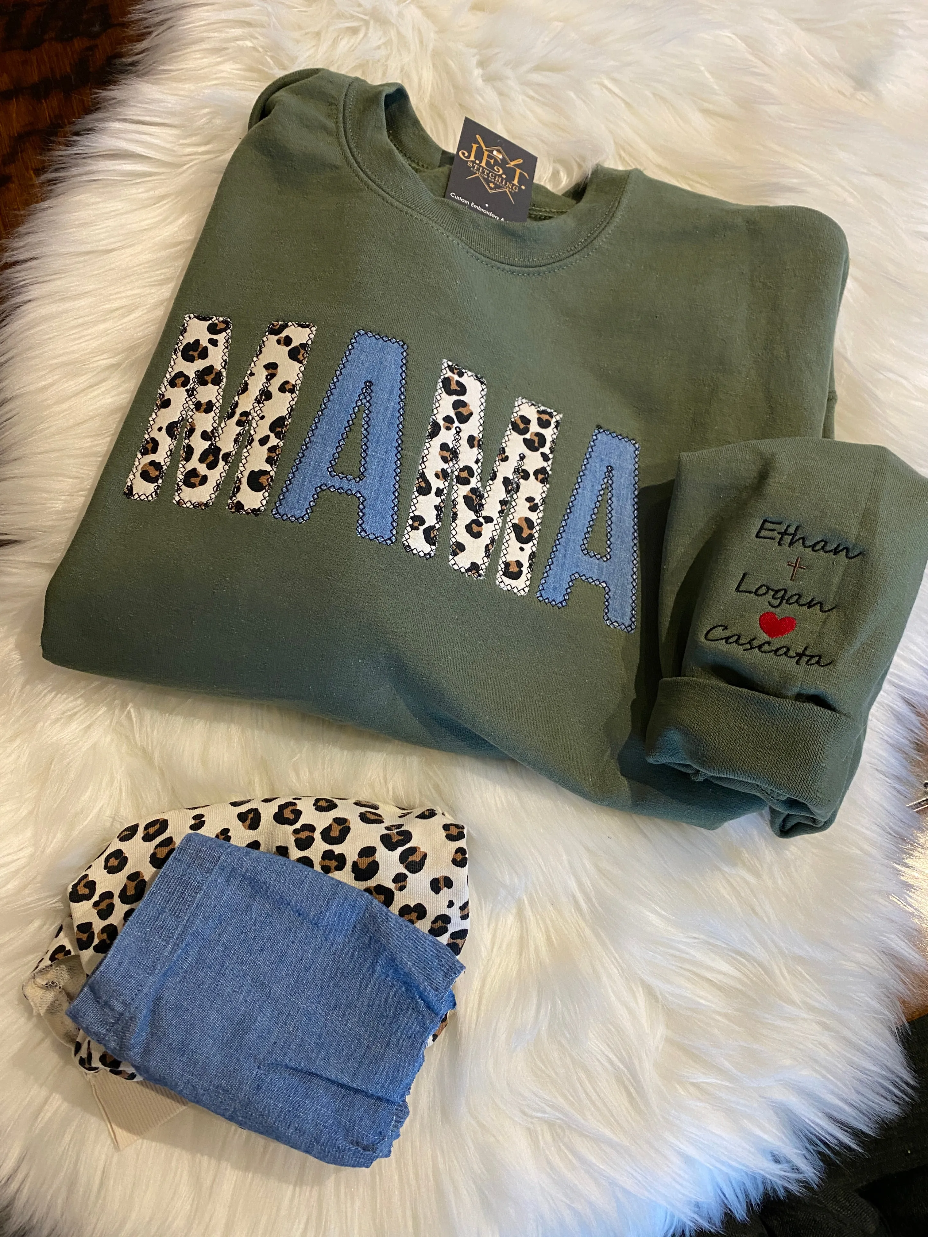 Custom MAMA Keepsake Sweater.