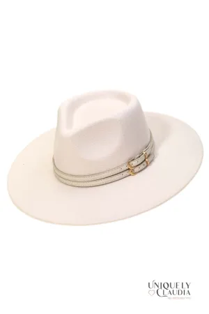 Dallas Double Strap Fedora Hat