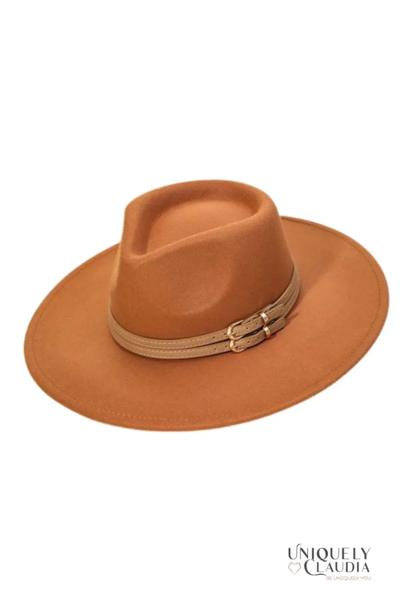 Dallas Double Strap Fedora Hat