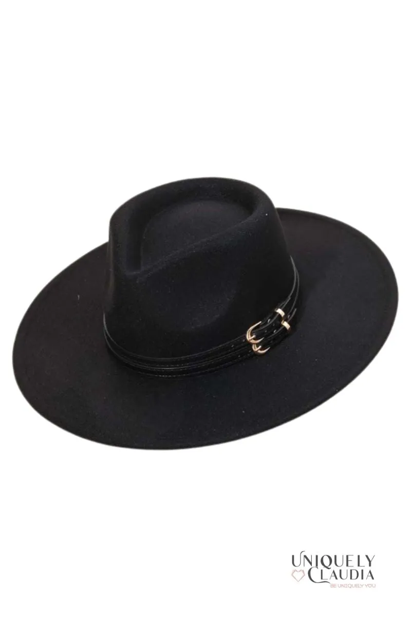 Dallas Double Strap Fedora Hat
