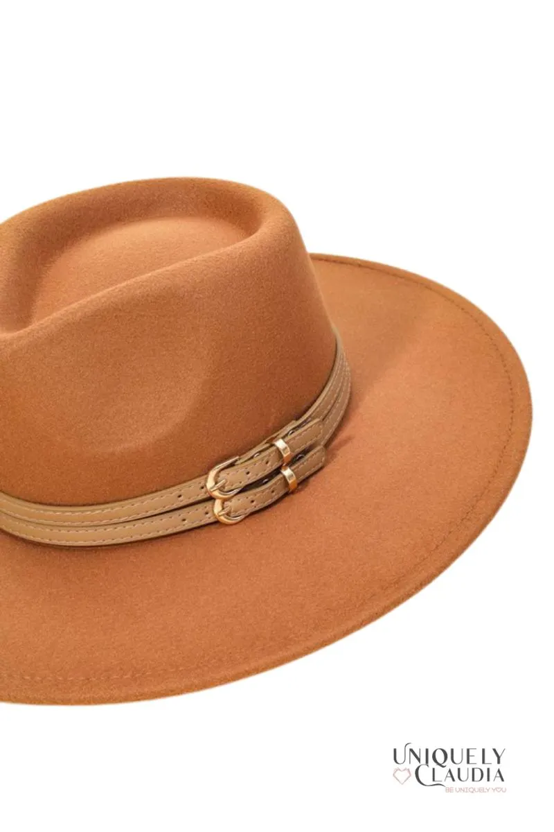 Dallas Double Strap Fedora Hat