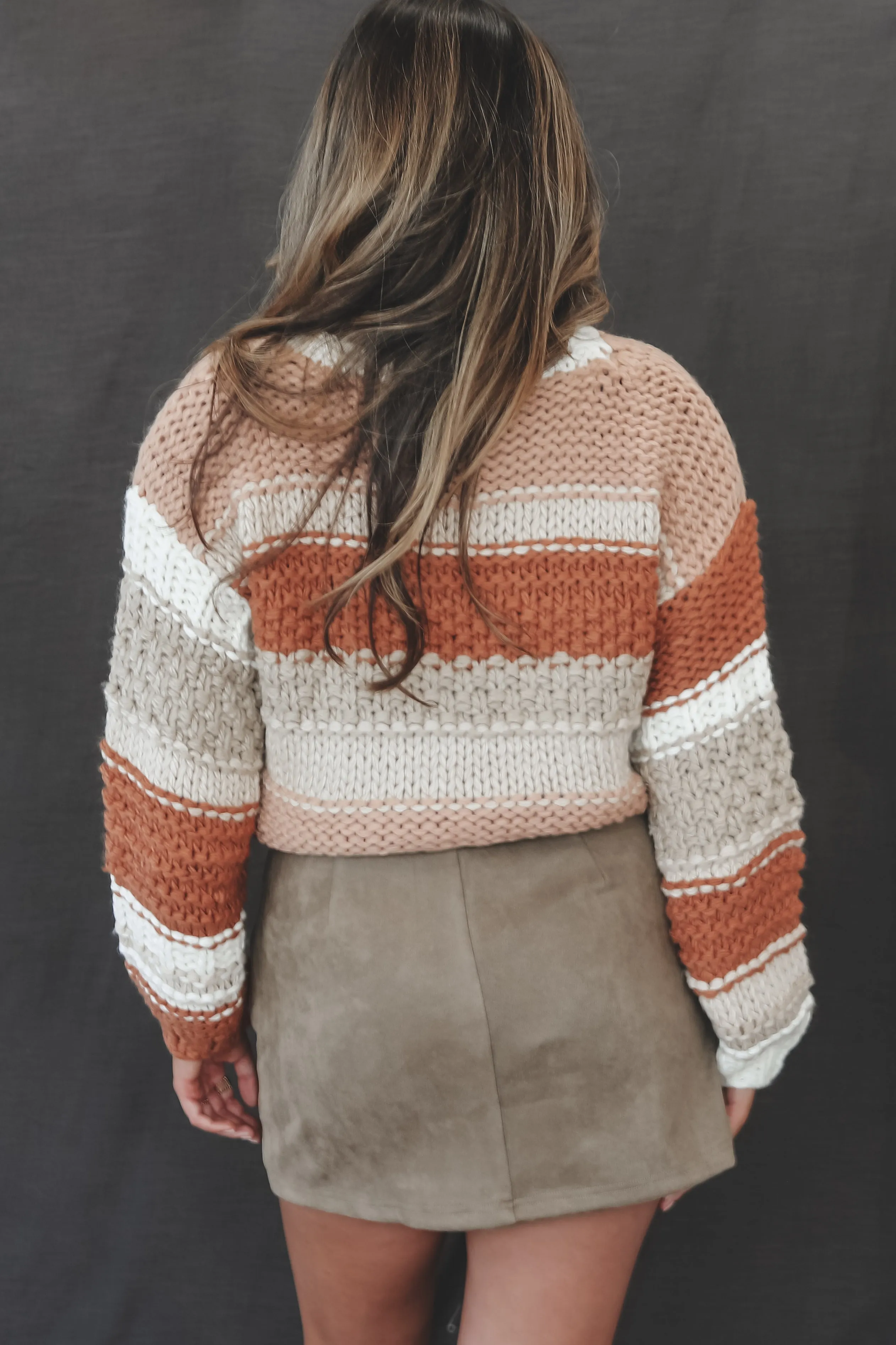 DEAL Sadie & Sage Butter Pecan Chunky Sweater